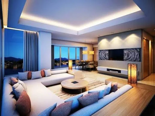 Renovated luxury apartment interior